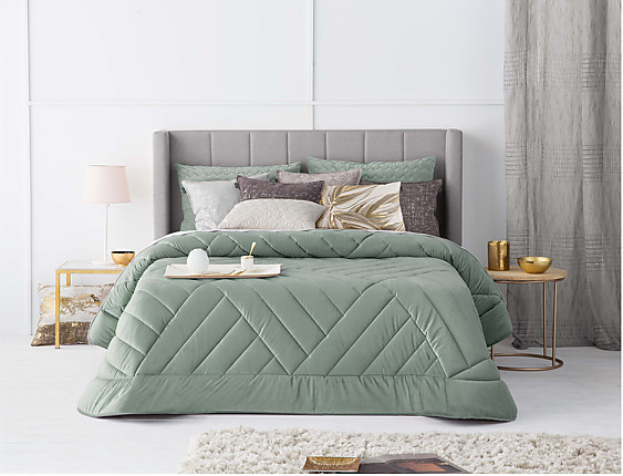 Antilo Textil - Edredón nórdico de terciopelo Dual color Verde cama de 180 oferta