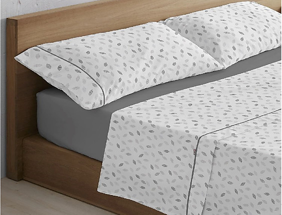 Estelia - Juego de cama Lucy color Gris