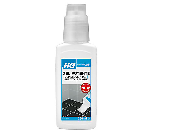 HG - Gel potente con cepillo para juntas