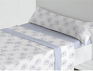 Juego de cama de invierno Coralina Tamir color Azul precio especial hasta final de stock