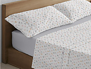 Juego de cama Estelia Luci color Naranja