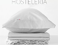 Juego de cama blanco Estelia hostelería 100% Algodón satén 300 hilos