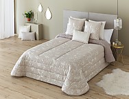 Edredón sherpa jacquard Nogal color beig cama de 180 oferta