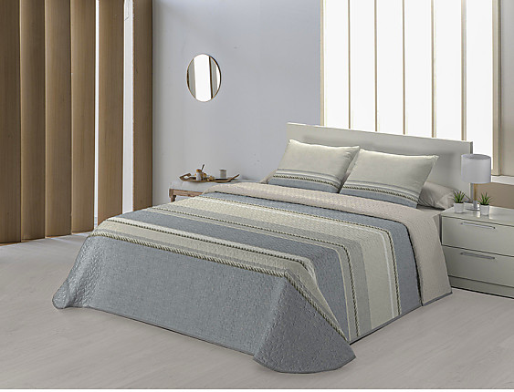 JVR - Colcha Bouti Nador Gris cama de 160 oferta